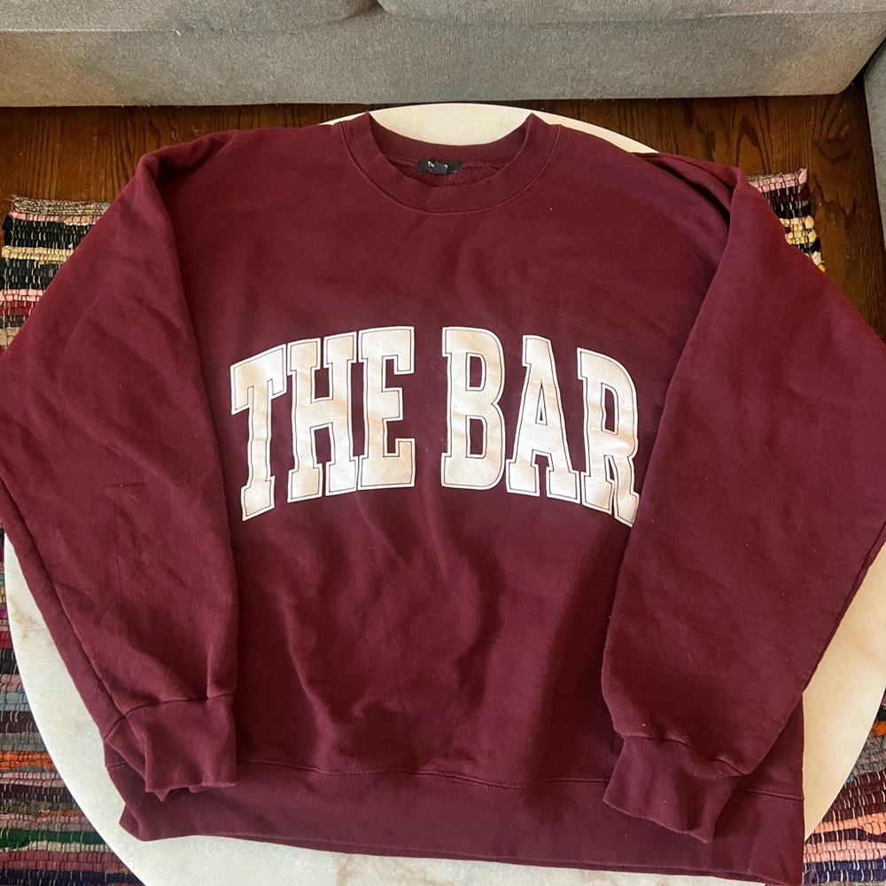 The Bar Maroon Sweatshirt